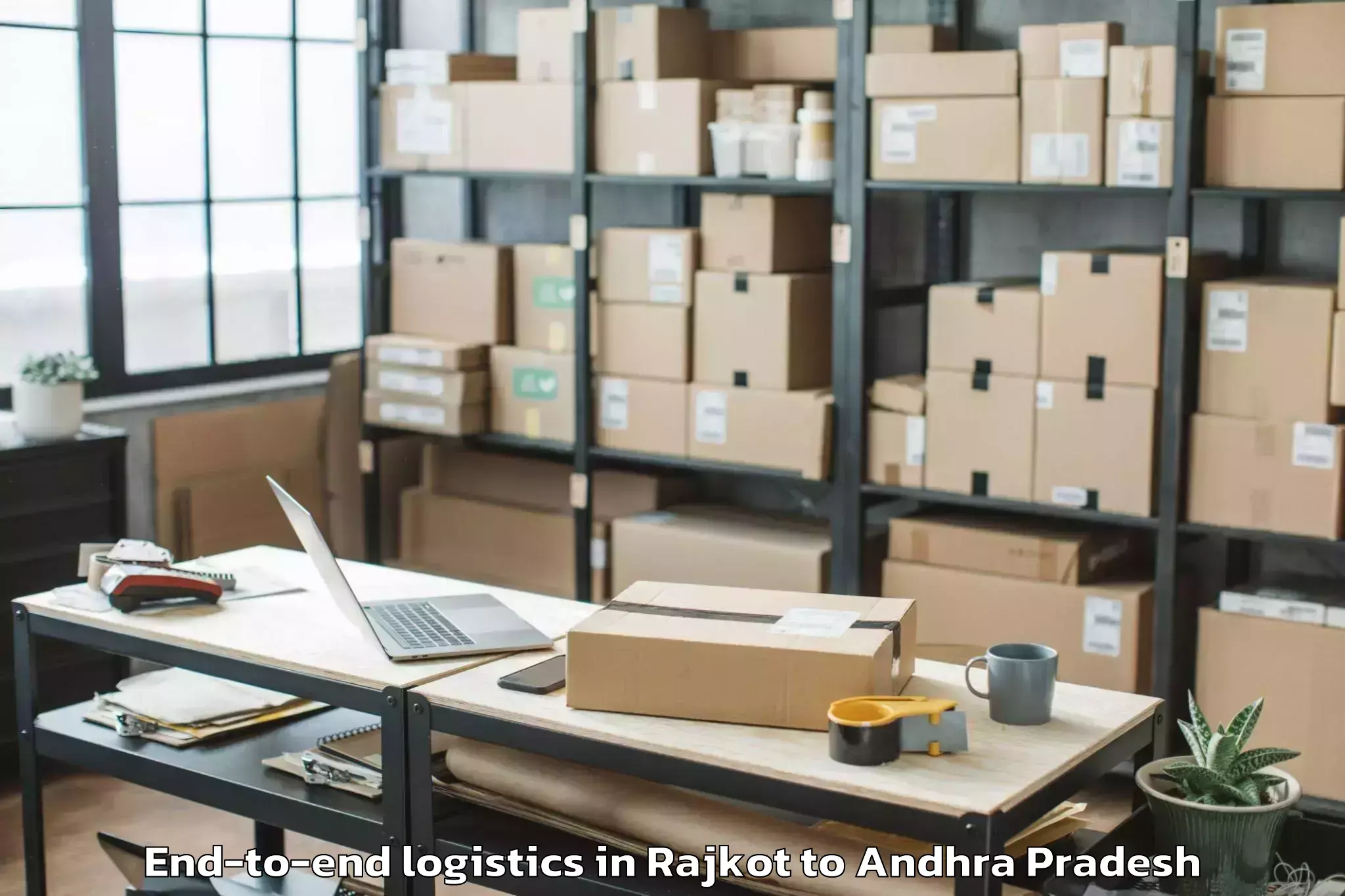 Top Rajkot to Gajuwaka End To End Logistics Available